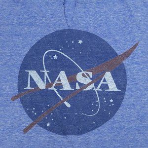 Prairie Mountain NASA Logo T Shirt Mens L Short Sleeve Blue Space